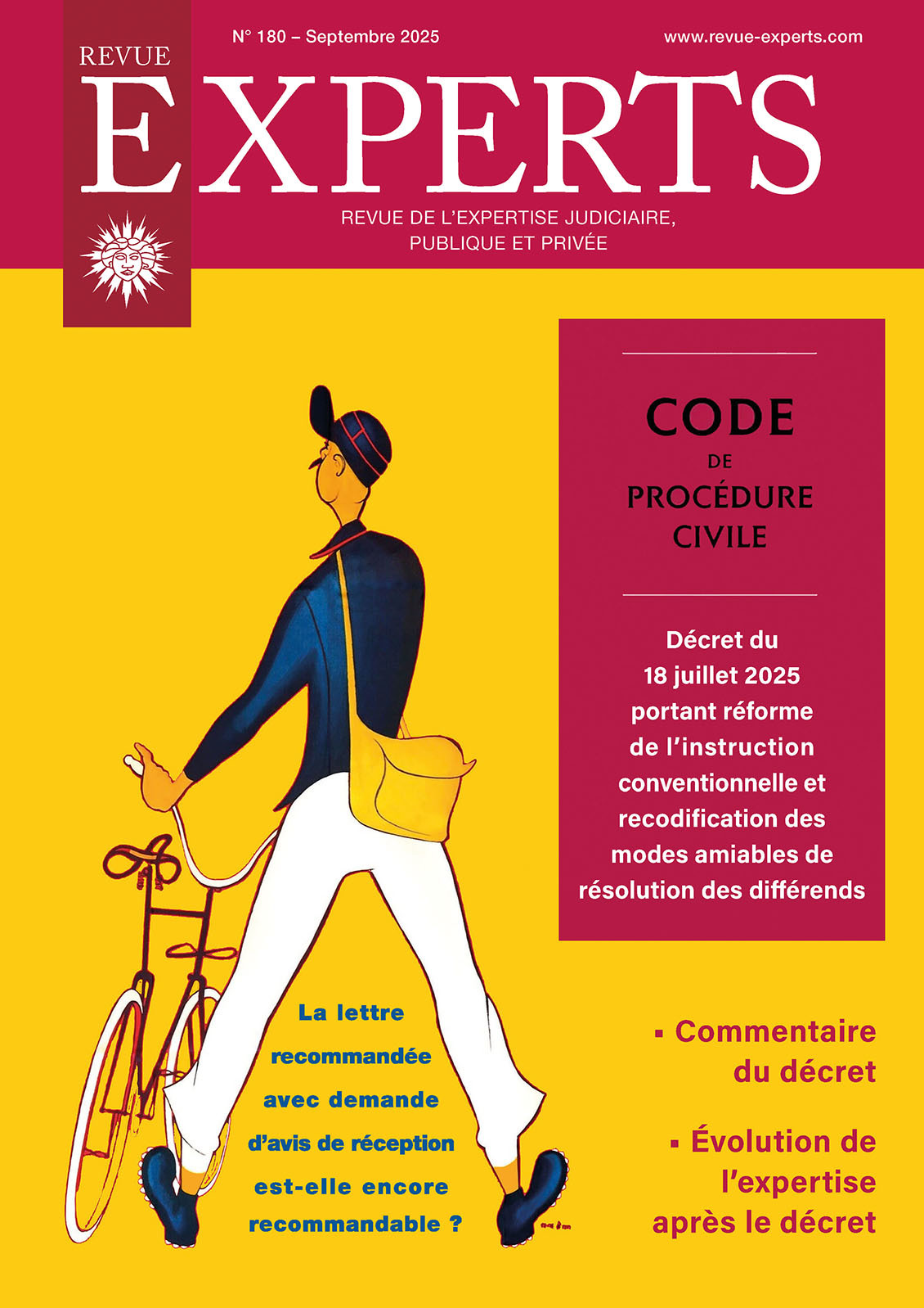 Couverture de la Revue n°180 - Septembre 2025